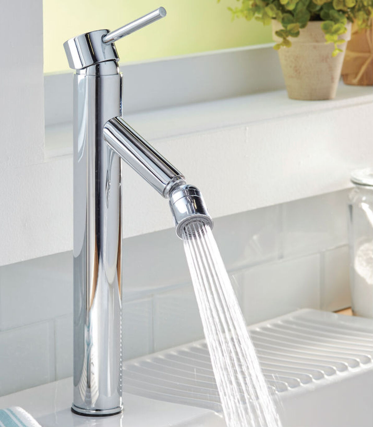 Niagara Dual Spray Swivel Faucet Aerator With Pause Valve